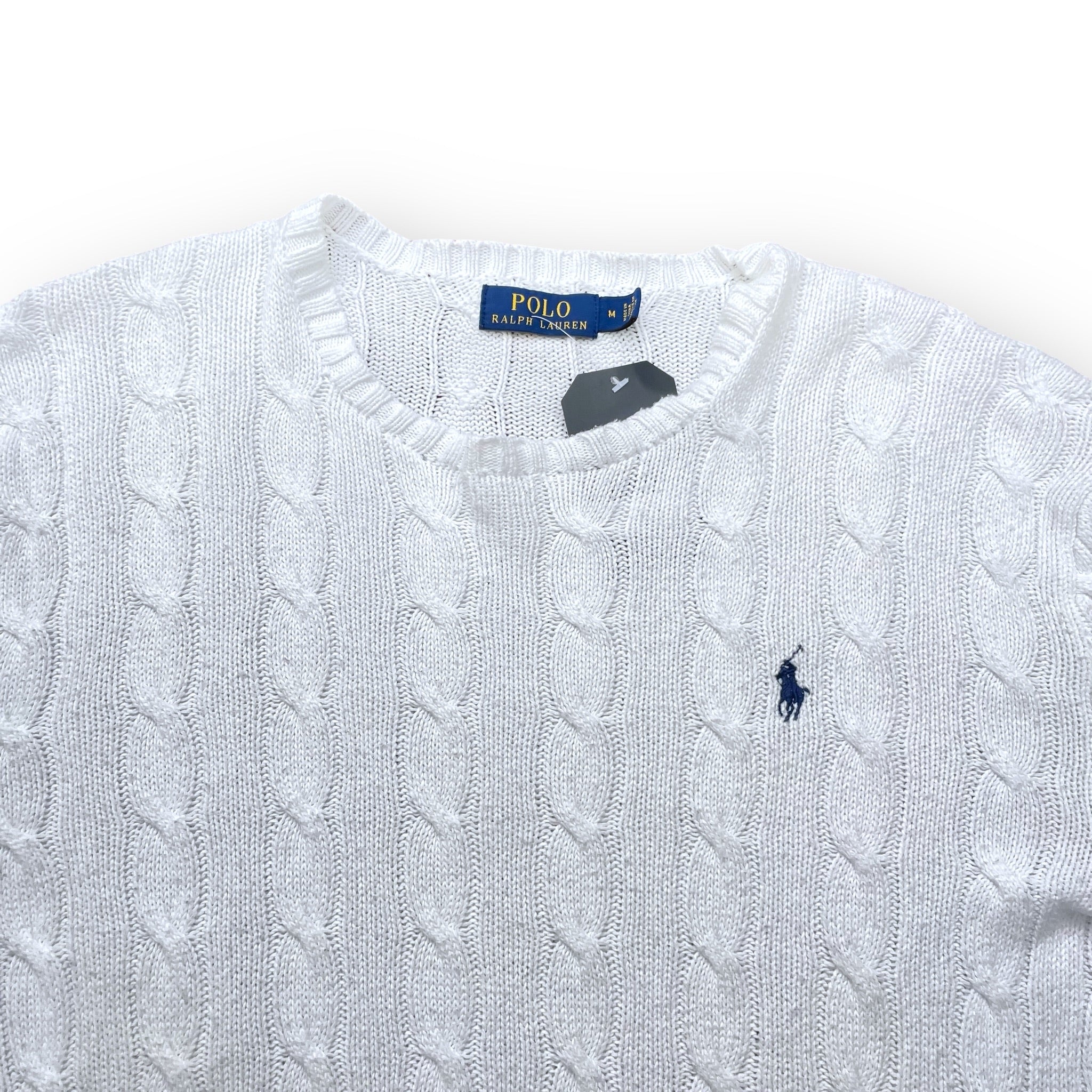 POLO RALPH LAUREN STRICKSWEATER (M)